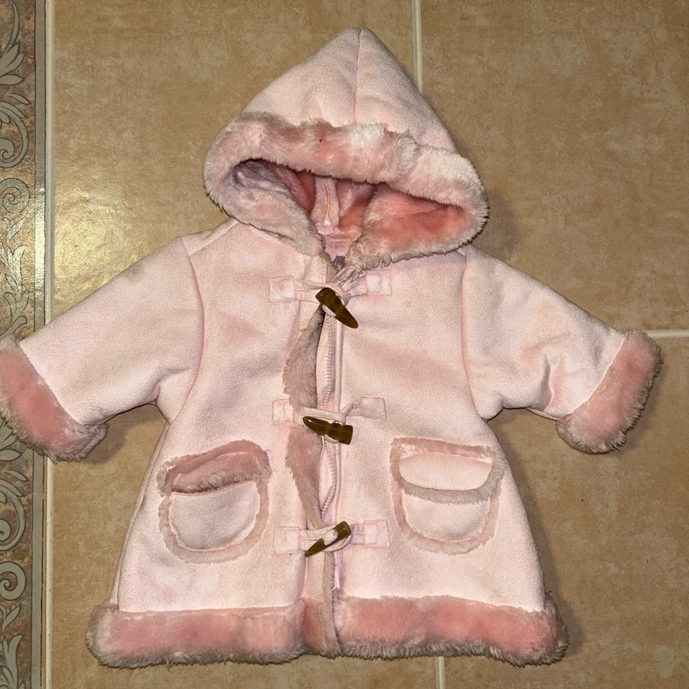 The Children's Place Pink Pea Coat